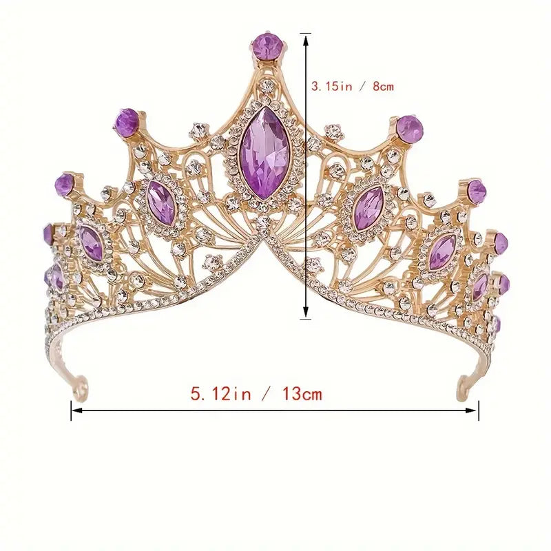 Small Purple- Golden Crown