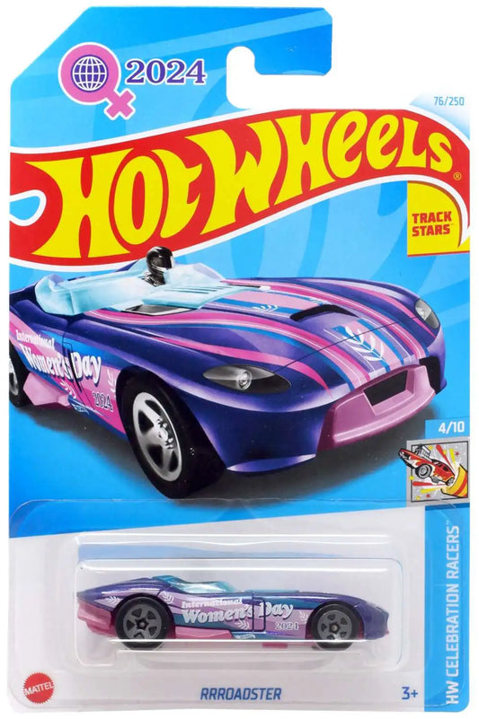 Women's Day Rrroadster 4/10 #76/250, HW Celebration Racers Hot Wheels