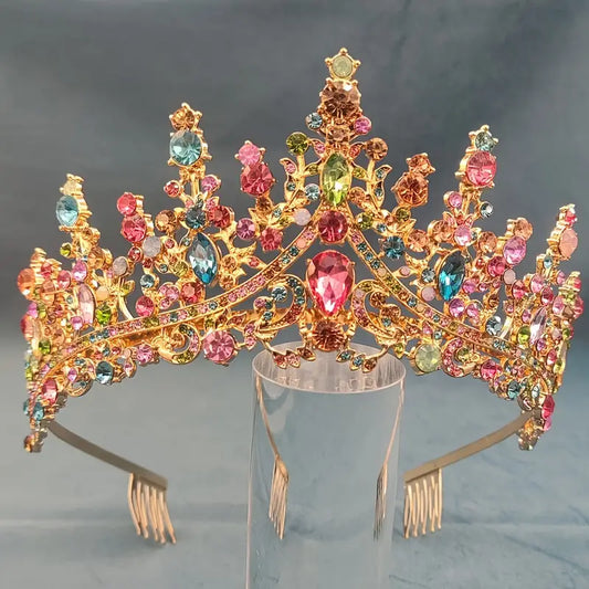 Colorful-Golden Crown