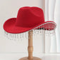 Red Dabgly Cowboy Hat