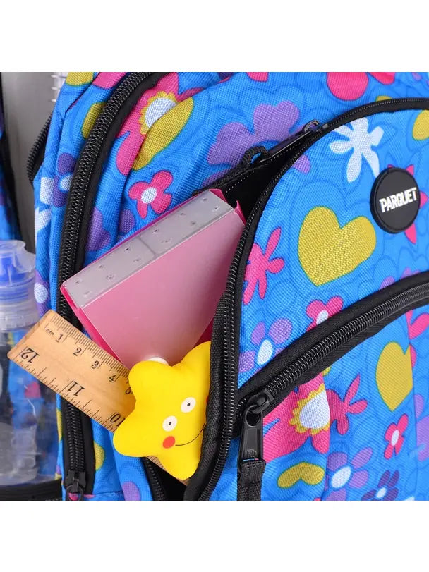 Flower & Heart Pattern Novelty Backpack