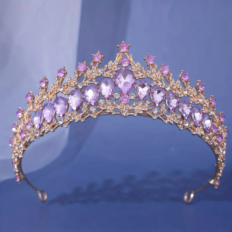 Purple-Rose Tiara Small