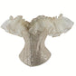 Beige Lace Sleeve Corset Small