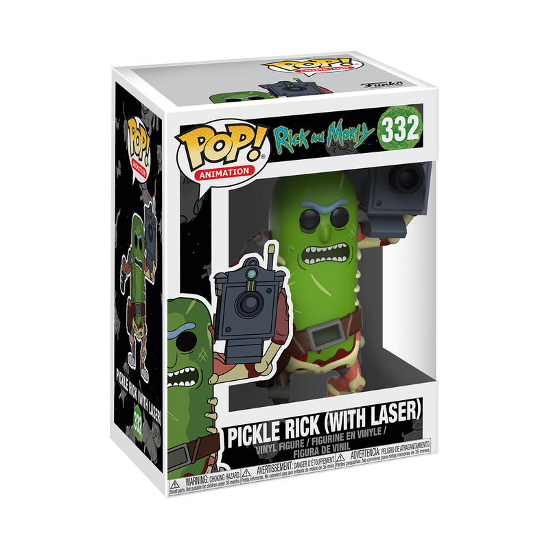 Rick and Morty Pickle Rick (with laser) Funko Pop! Vinyl Figure #332