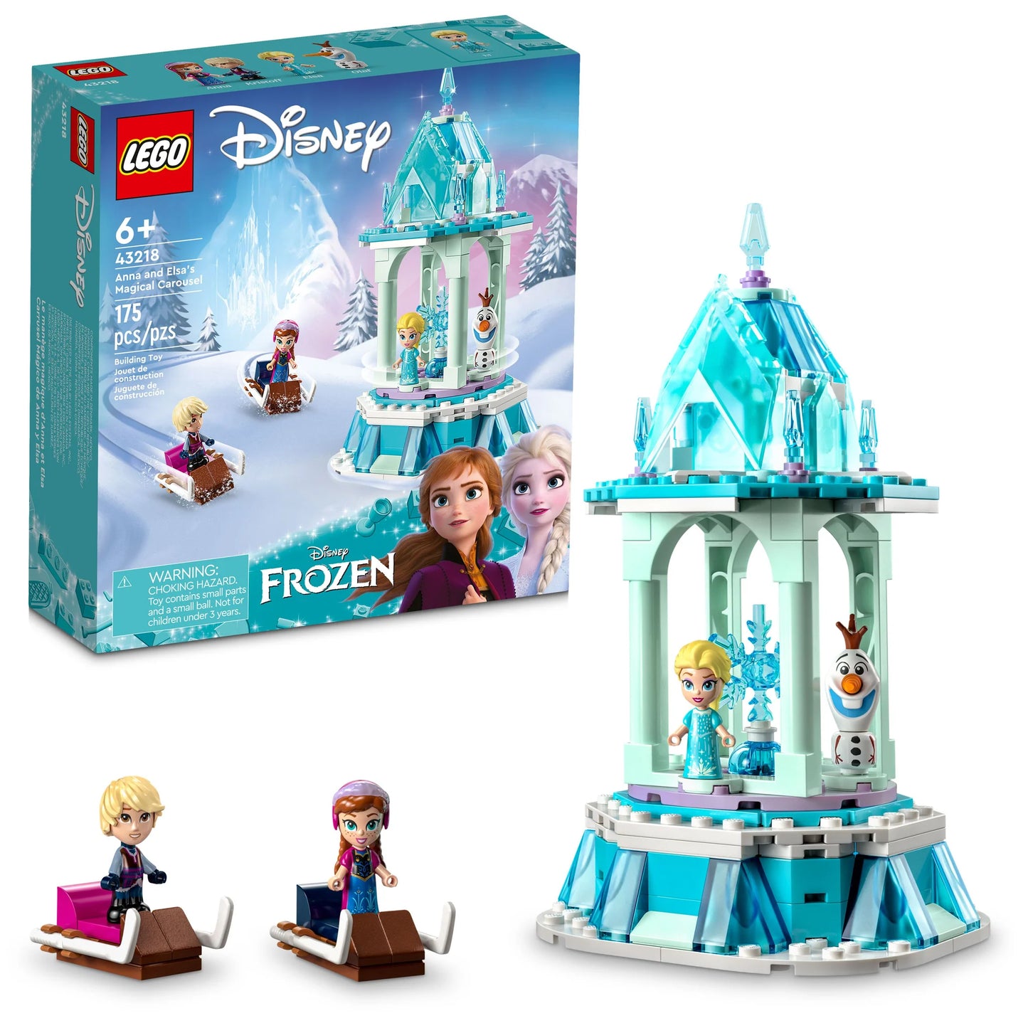 LEGO Disney Princess Anna's and Elsa's Magic Carousel 43218