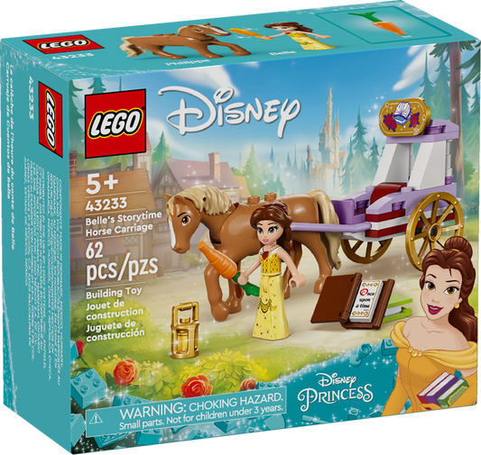 LEGO Disney Princess Belle’s Storytime Horse Carriage and Mini-Doll 43233