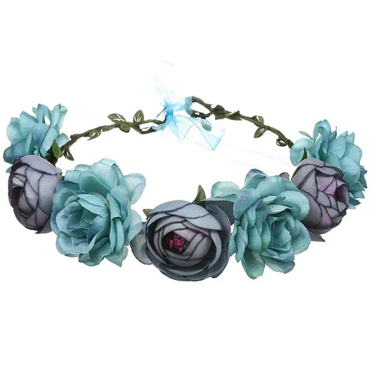 Blue Flower Crown Simple