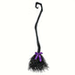 Witch Broom with ribbon