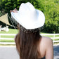 Black Dangly Cowby Hat