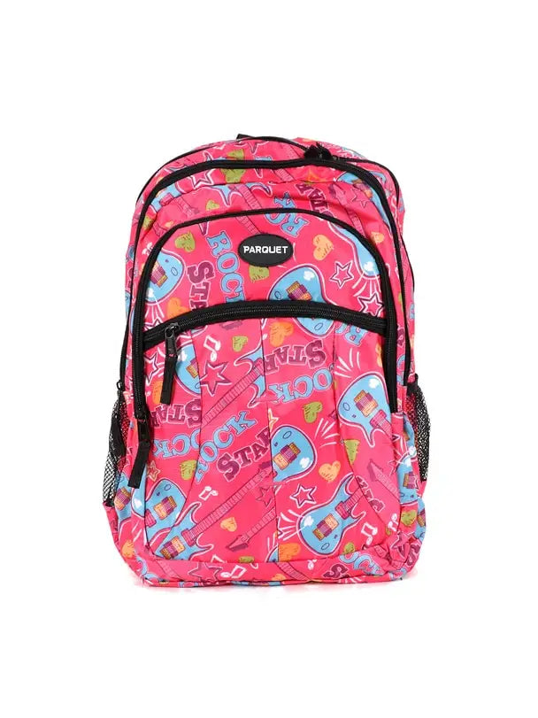 Rockstar Guitar Pink Novelty Backpack