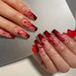 blood stain nails