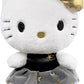 HELLO KITTY 9.5" COLL PLUSH BLACK & GOLD DRESS