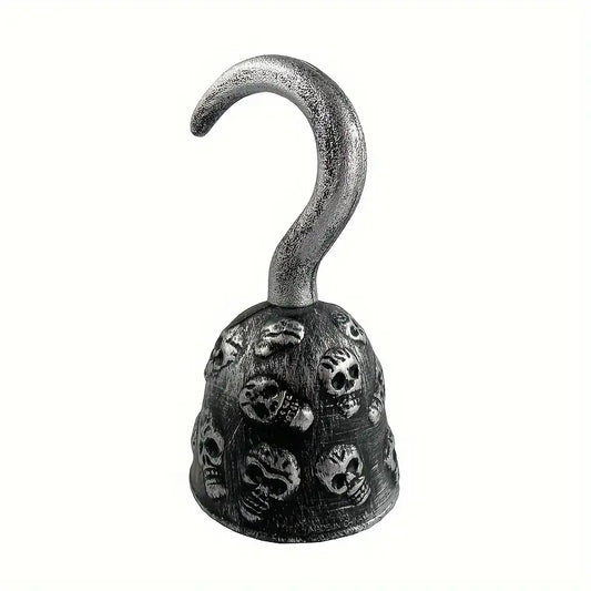 Pirate Hook Plastic with Skulls