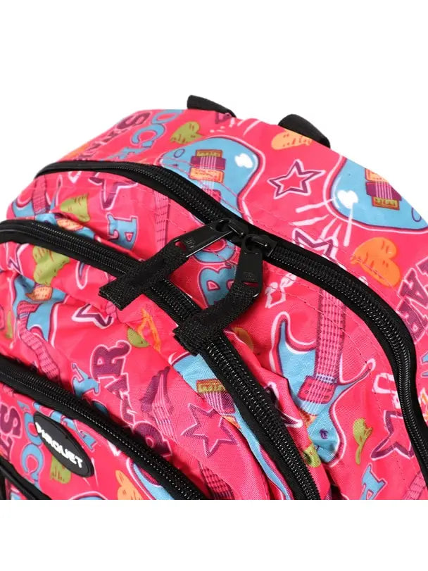 Rockstar Guitar Pink Novelty Backpack