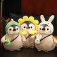 Cute Rabbit Dress Up Penguin Plush Toy