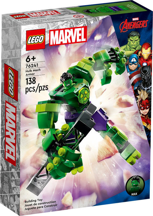 LEGO Marvel Hulk Mech Armor 76241