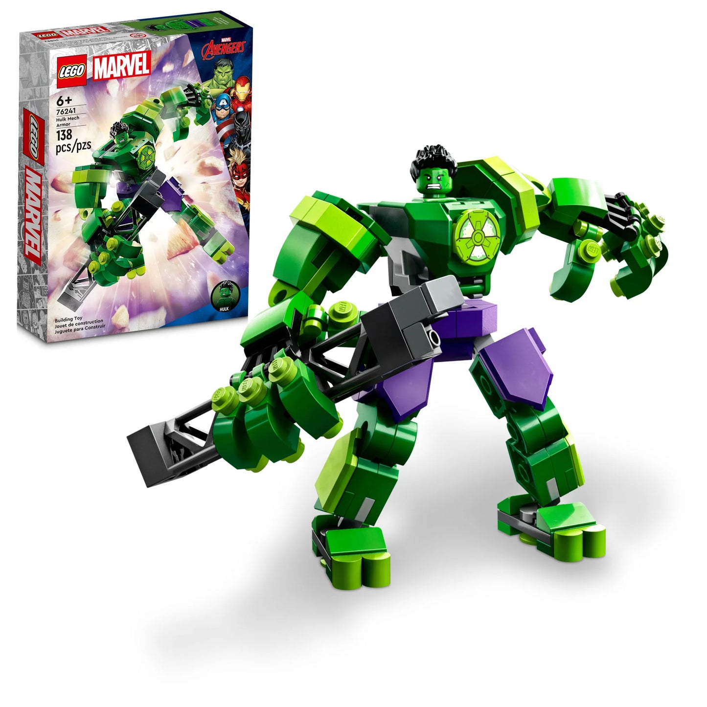 LEGO Marvel Hulk Mech Armor 76241