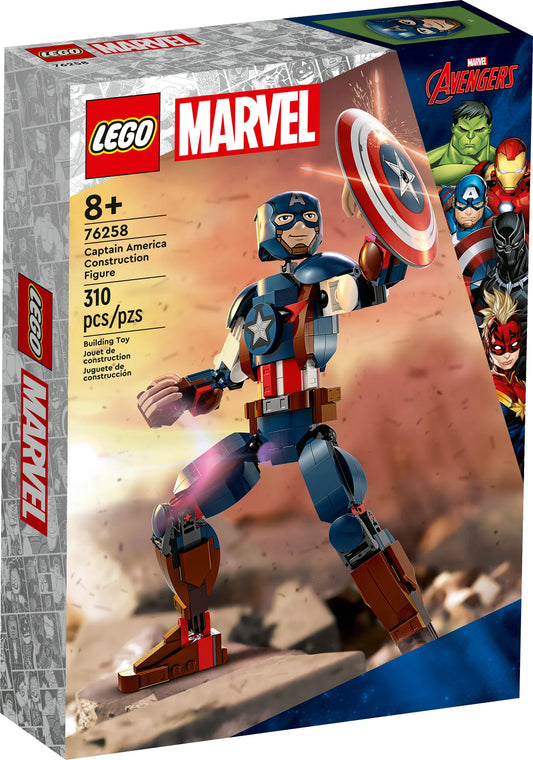 LEGO Marvel Captain America Construction Figure 76258