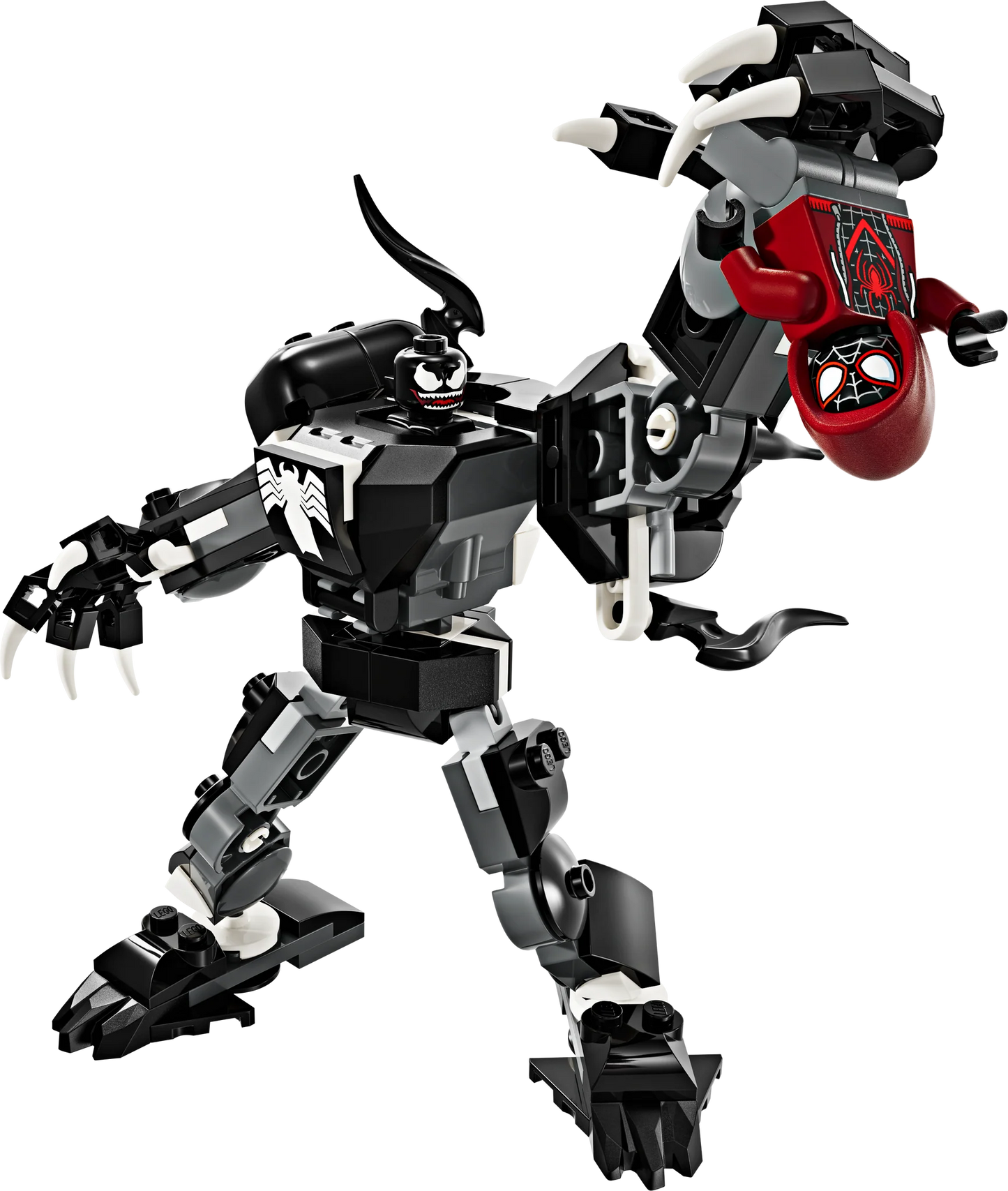 LEGO Marvel Venom Mech Armor vs. Miles Morales 76276