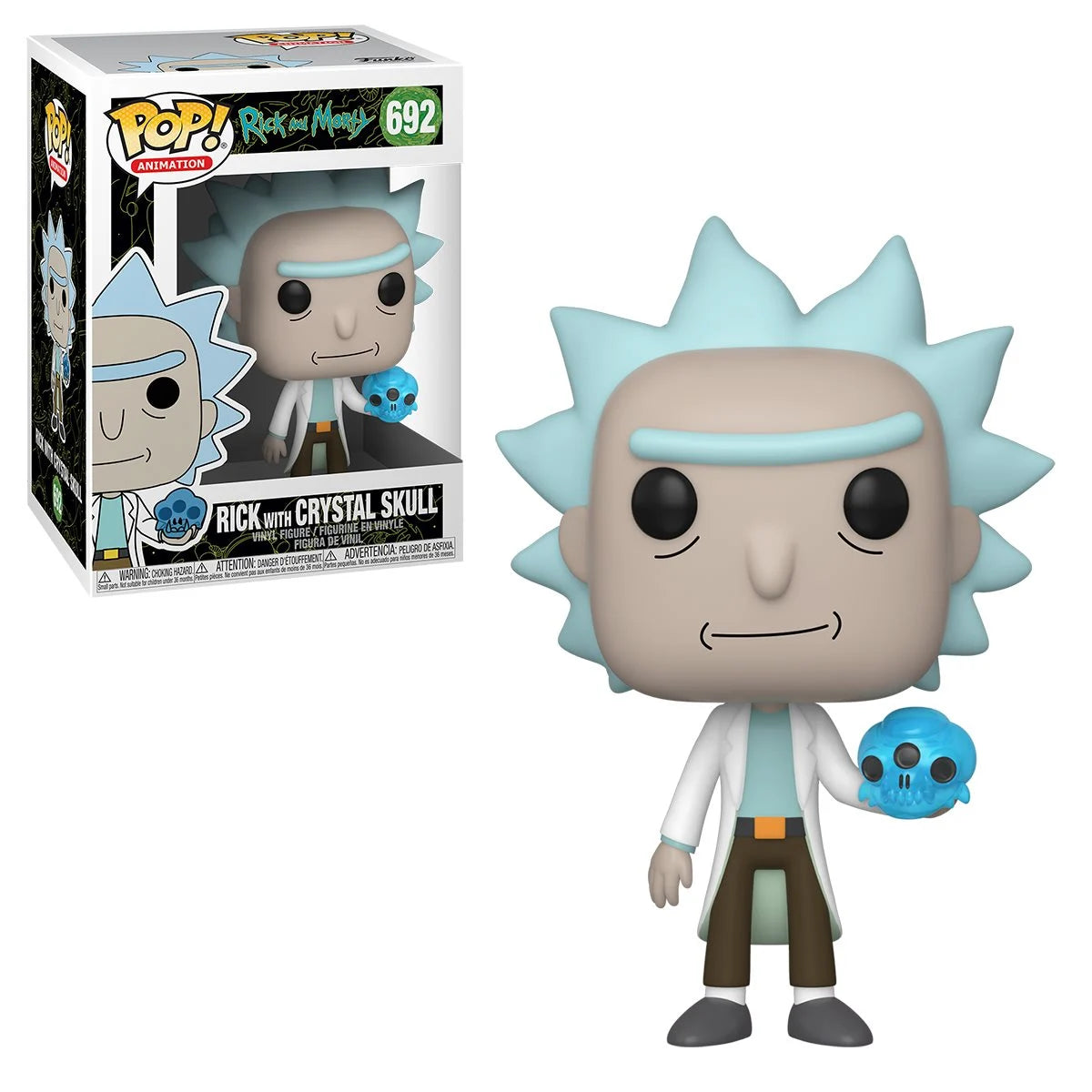 Rick and Morty Rick With Crystal Skull Funko Pop! Vinyl Figure #692