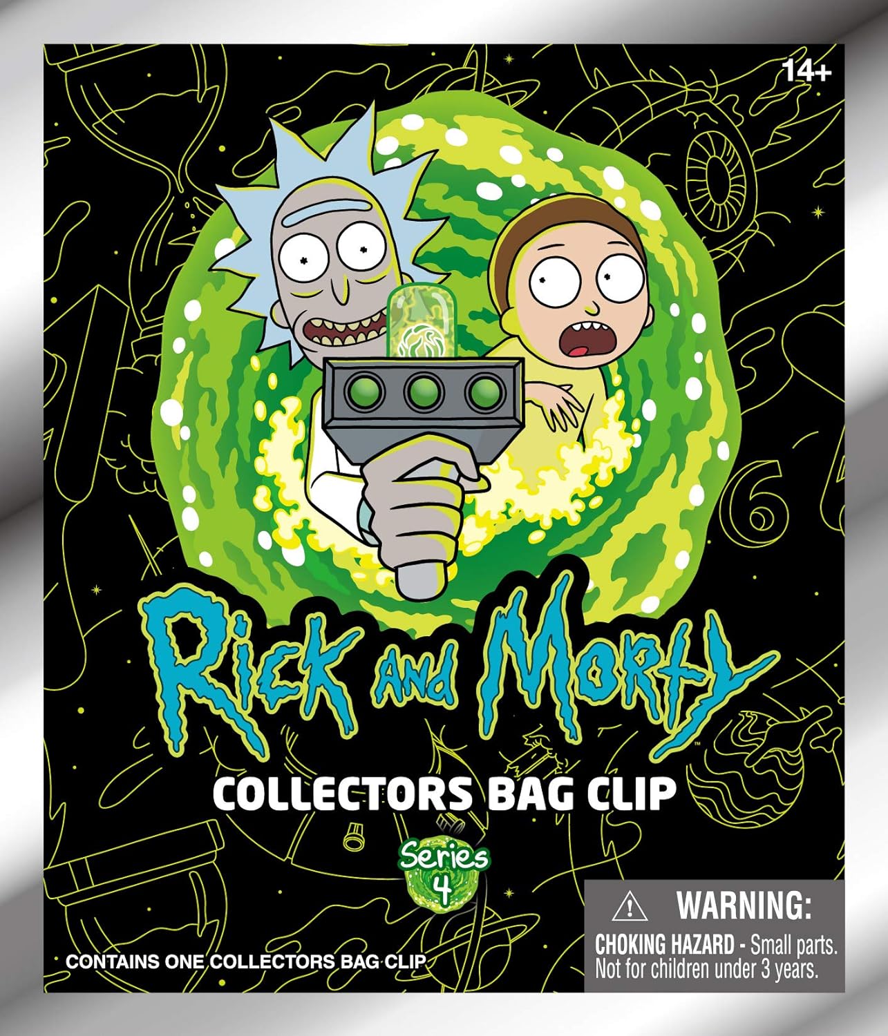 Rick & Morty Series 4 -3D Foam Bag Clip In Blind Bag/ Mystery Bag