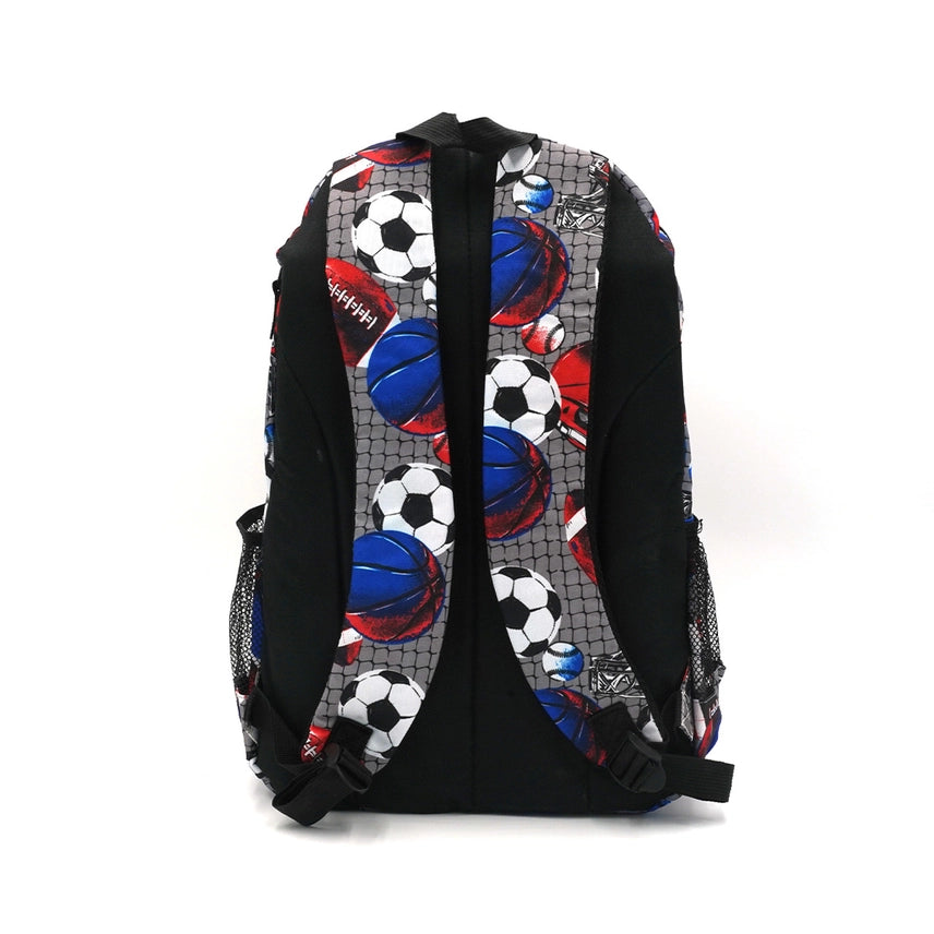 Football Red and Blue Novelty Backpack