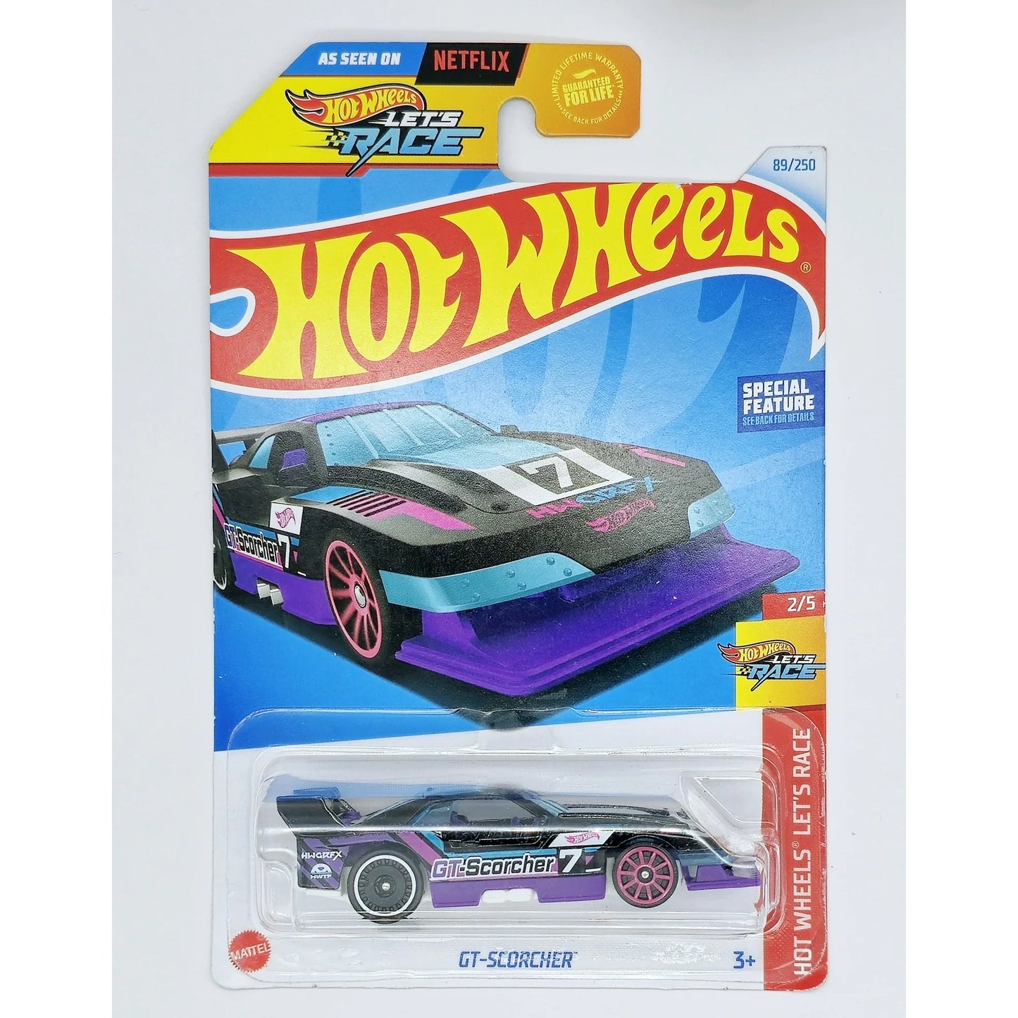 GT-Scorcher 2/5 #89/250, HW Let's Race Hot Wheels