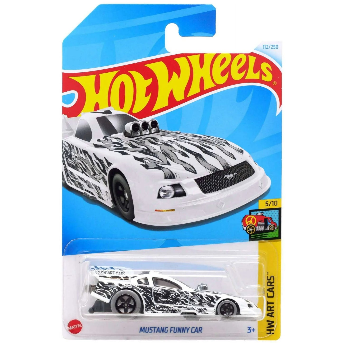 Mustang Funny Car 5/10 #112/250, HW Art Cars Hot Wheels