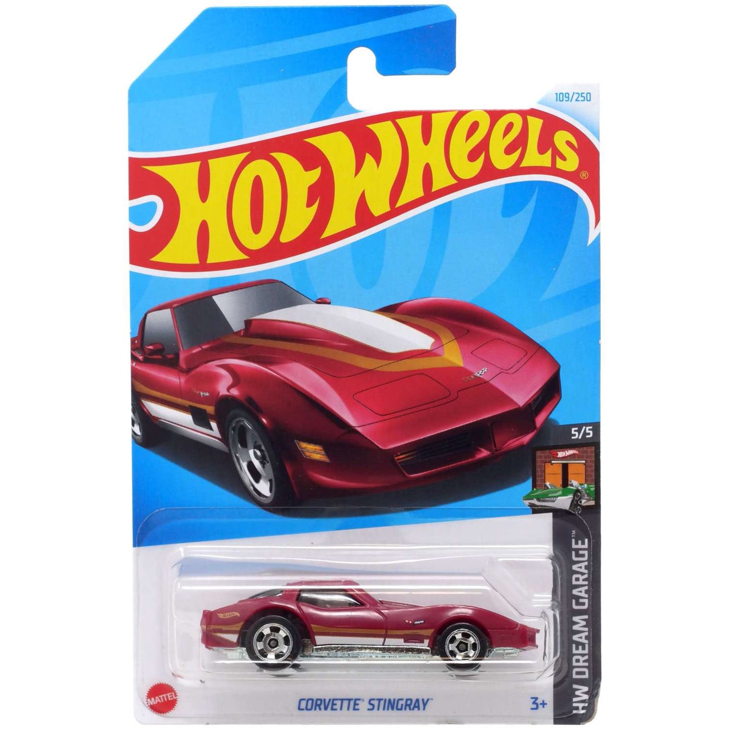 Corvette Stingray 5/5 #109/250, HW Dream Garage Hot Wheels