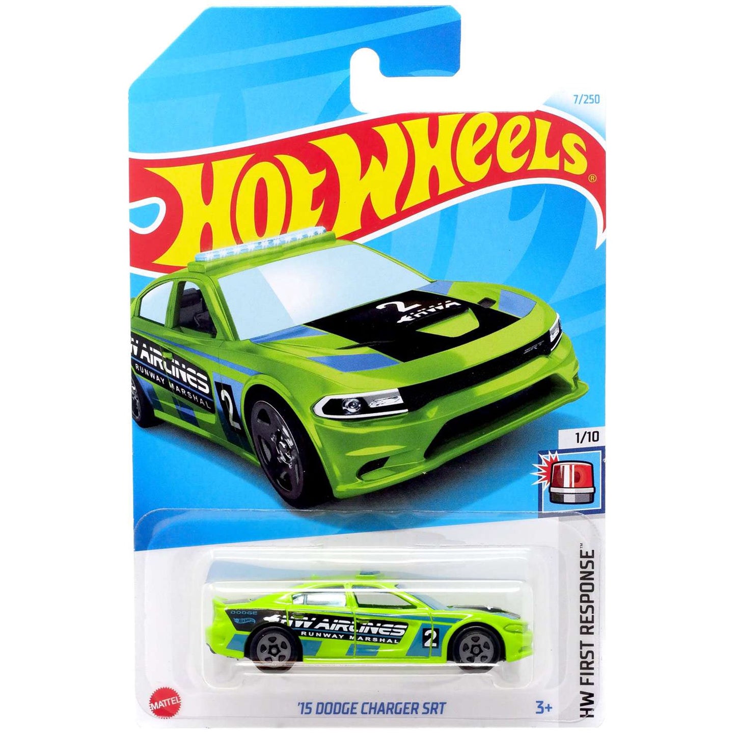 '15 Dodge Charger SRT 1/10 #7/250, HW First Response Hot Wheels