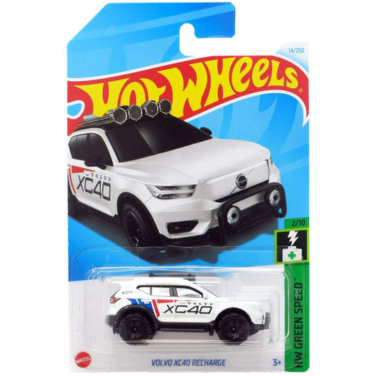 Volvo XC40 Recharge 2/10 #14/250, HW Green Speed Hot Wheels