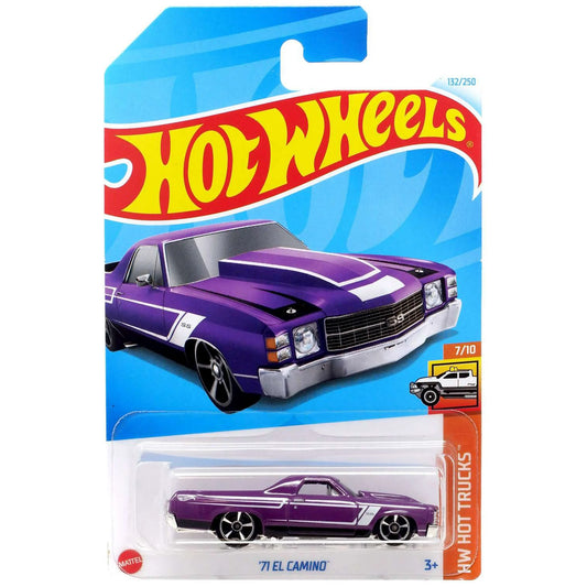 '71 El Camino 7/10 #132/250, HW Hot Trucks Hot Wheels