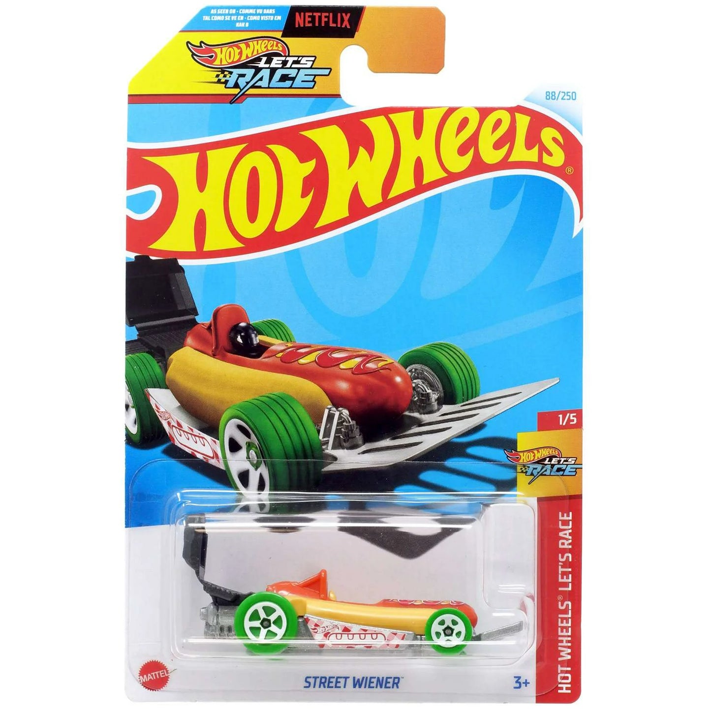 Stree Wiener 1/5 #88/250, HW Let's Race Hot Wheels