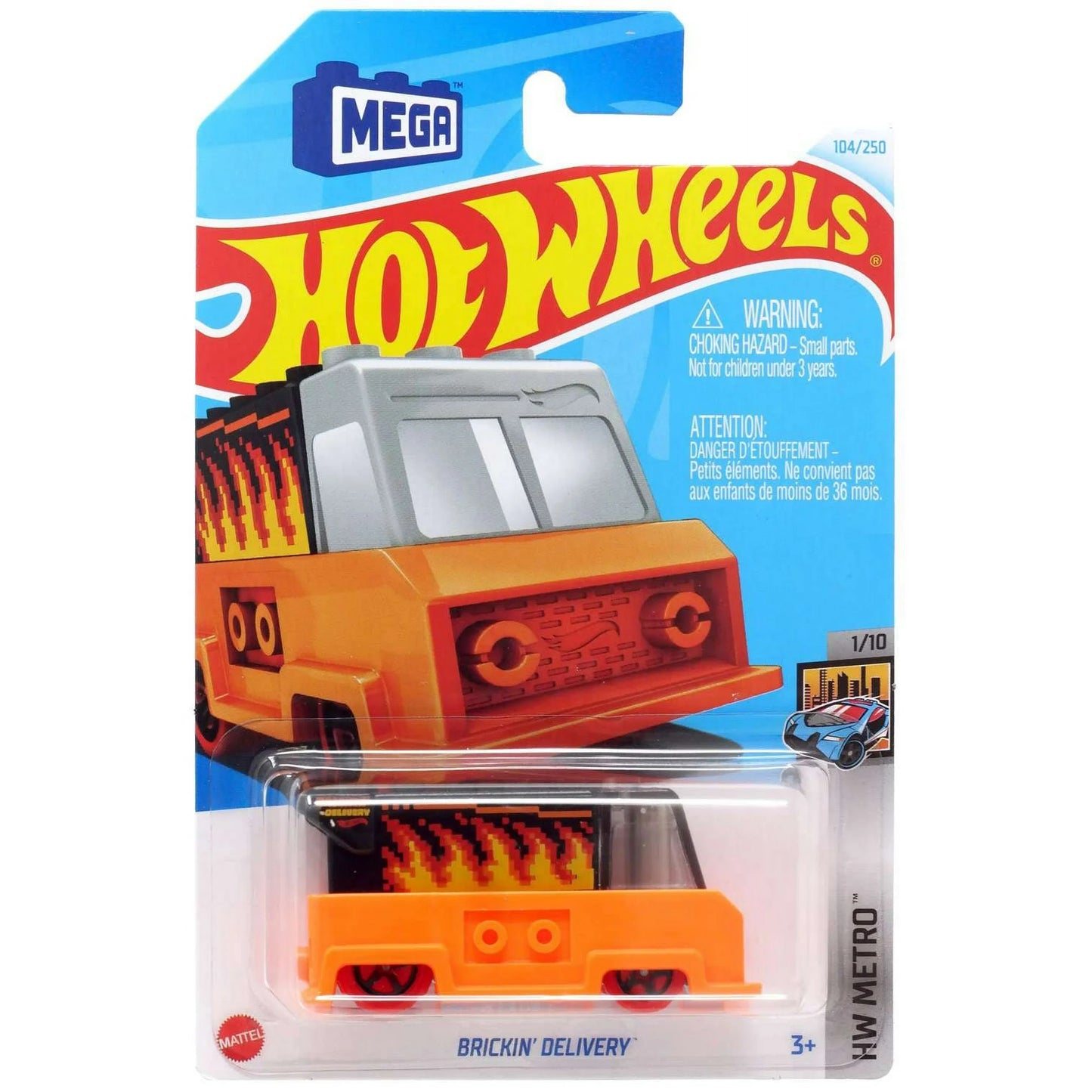 Brickin' Delivery 1/10 #104/250, HW Metro Hot Wheels