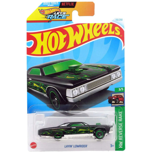 Layin' Lowrider 3/5 #113/250, HW Reverse Rake Hot Wheels