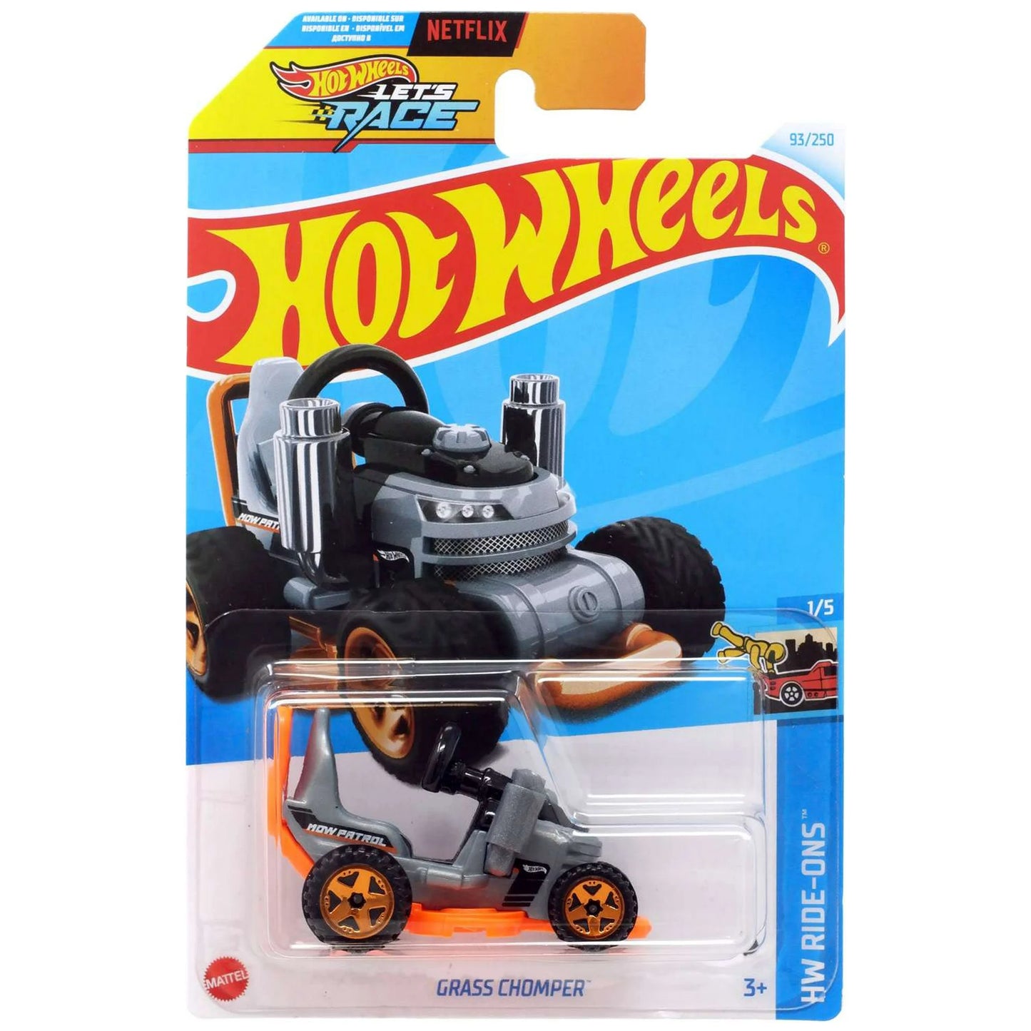 Grass Chomper 1/5 #93/250, HW Ride-Ons Hot Wheels