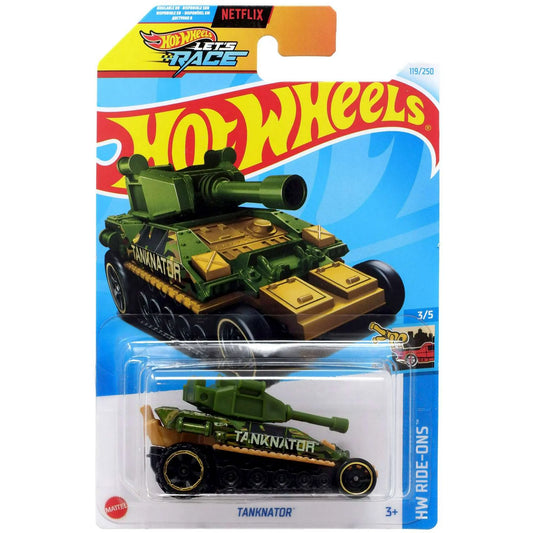 Tanknator 3/5 #119/250, HW Ride-Ons Hot Wheels