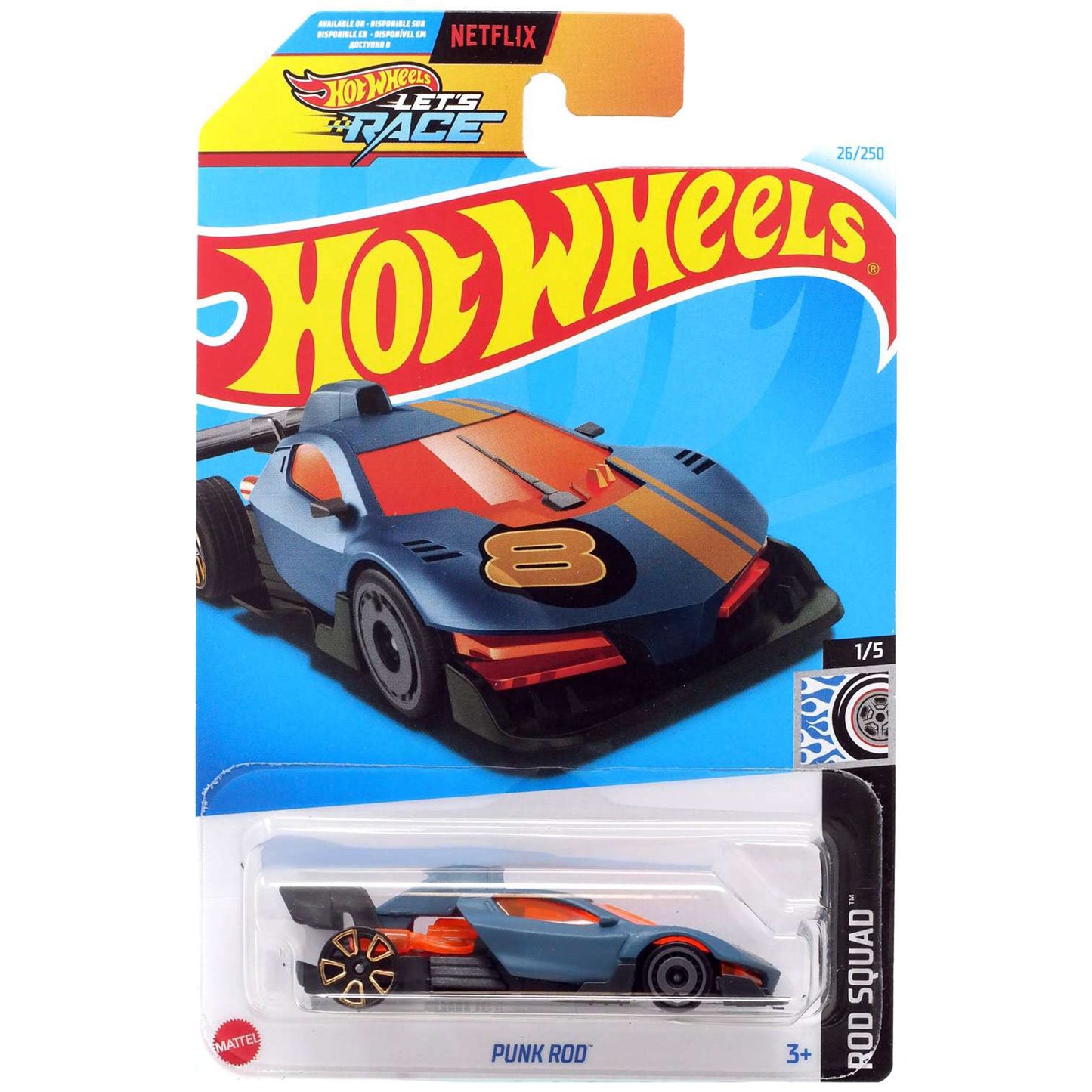 Punk Rod 1/5 #26/250, HW Rod Squad Hot Wheels