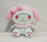 HELLO KITTY MY MELODY 9.5" PLUSH PINK EYES