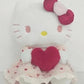 HELLO KITTY 9.5" VALENTINES DAY PLUSH HEARTBEAT