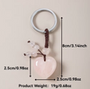 Rose Quartz Small Keychain