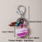 Rose Red Banded Keychain