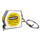 Key Chain Tape Measure, Small 1.25"