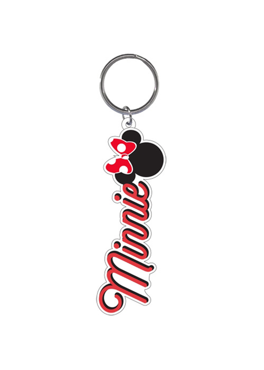 Minnie Mouse Summer Bow Lasercut Keychain