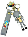 Silver Sonic Keychain