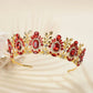 Red-Golden Round Tiara