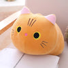 Orange Soft Cat Plush Pillow