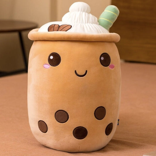 Small Boba Bubble Fruit Tea Plush Toy