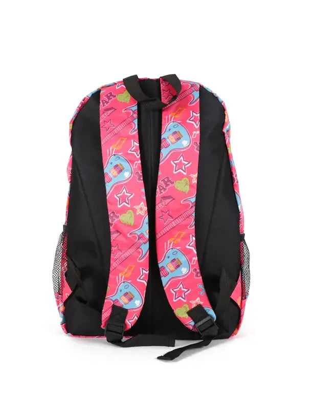 Rockstar Guitar Pink Novelty Backpack