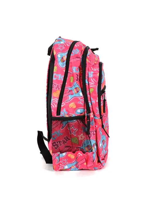 Rockstar Guitar Pink Novelty Backpack